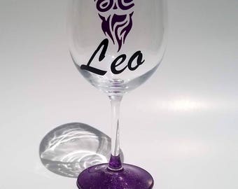 Zodiac Wine Glasses w/Glitter Bottom/Tumbler/Fruit Infuser