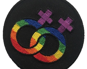 Female Pride Embroidered Iron On Patch