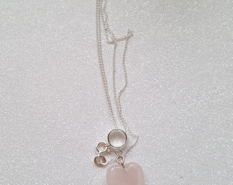 Stunning Sterling Silver Heart Necklace