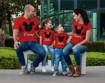 Family Disney Shirts - Personalized Disney Shirts for Family Shirts Matching Disney Shirts Disney Family Vacation T-shirts