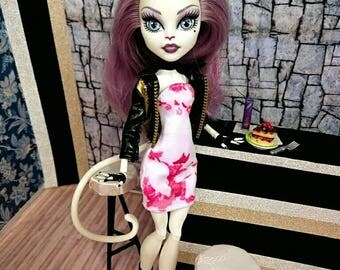 Monster high white floral minidress clothes