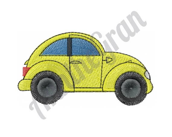 Vw Beetle Embroidery Design Vw Car Vw Bug Embroidery Design