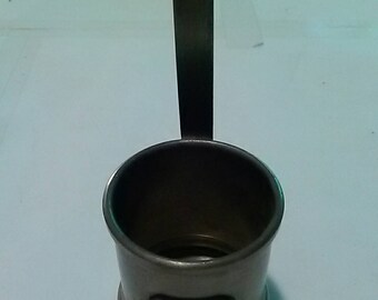 Vintage Zinn Pewter 1/2DL Measuring Cup With Ladle Style Handle