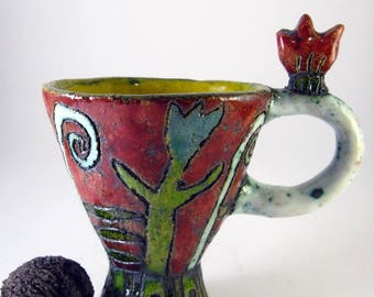 hand made ceramic mug, Teacup, coffeecap