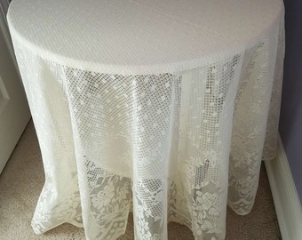 Lace Tablecloth | Etsy