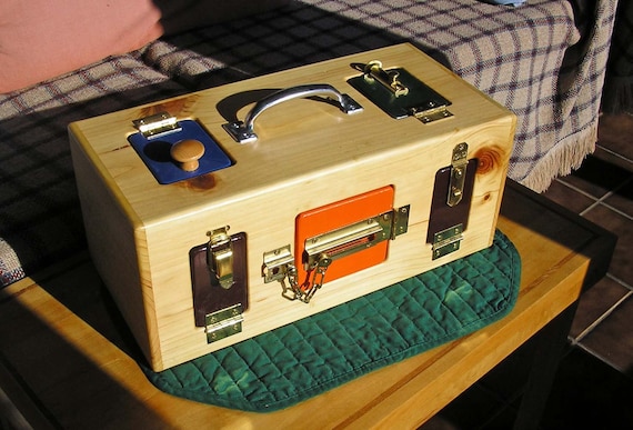 toy storage box with lock