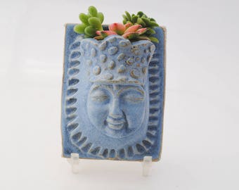 ceramic wall planter miniature succulent wall pocket garden art