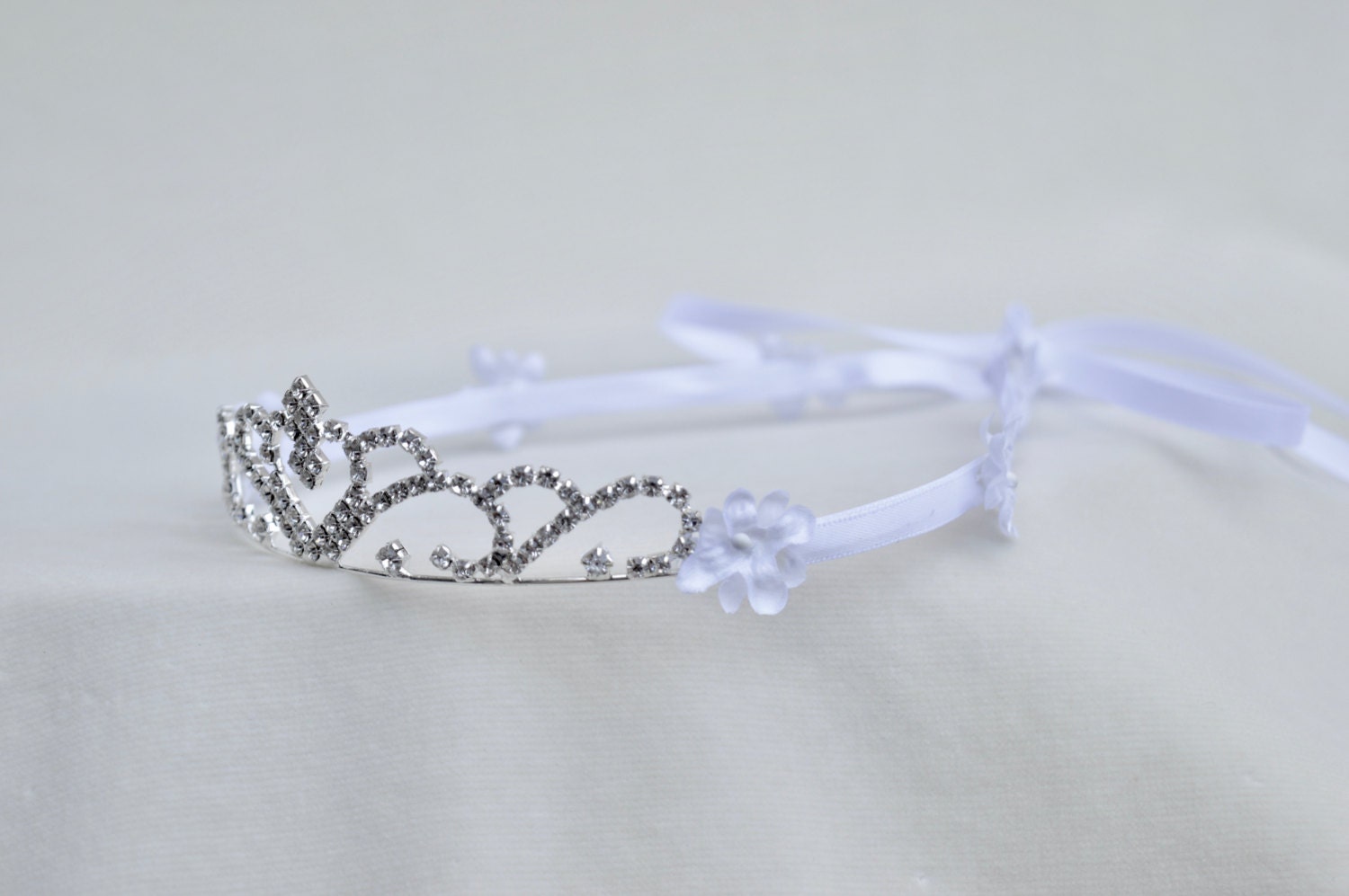 Toddler Rhinestone Tiara / Baby Girl Tiara / Flower Girl Tiara