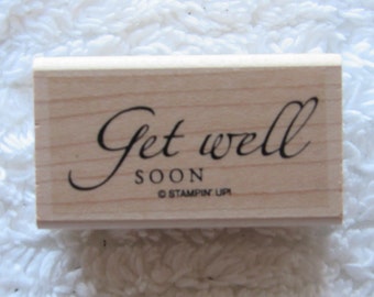 Get well soon stamp | Etsy