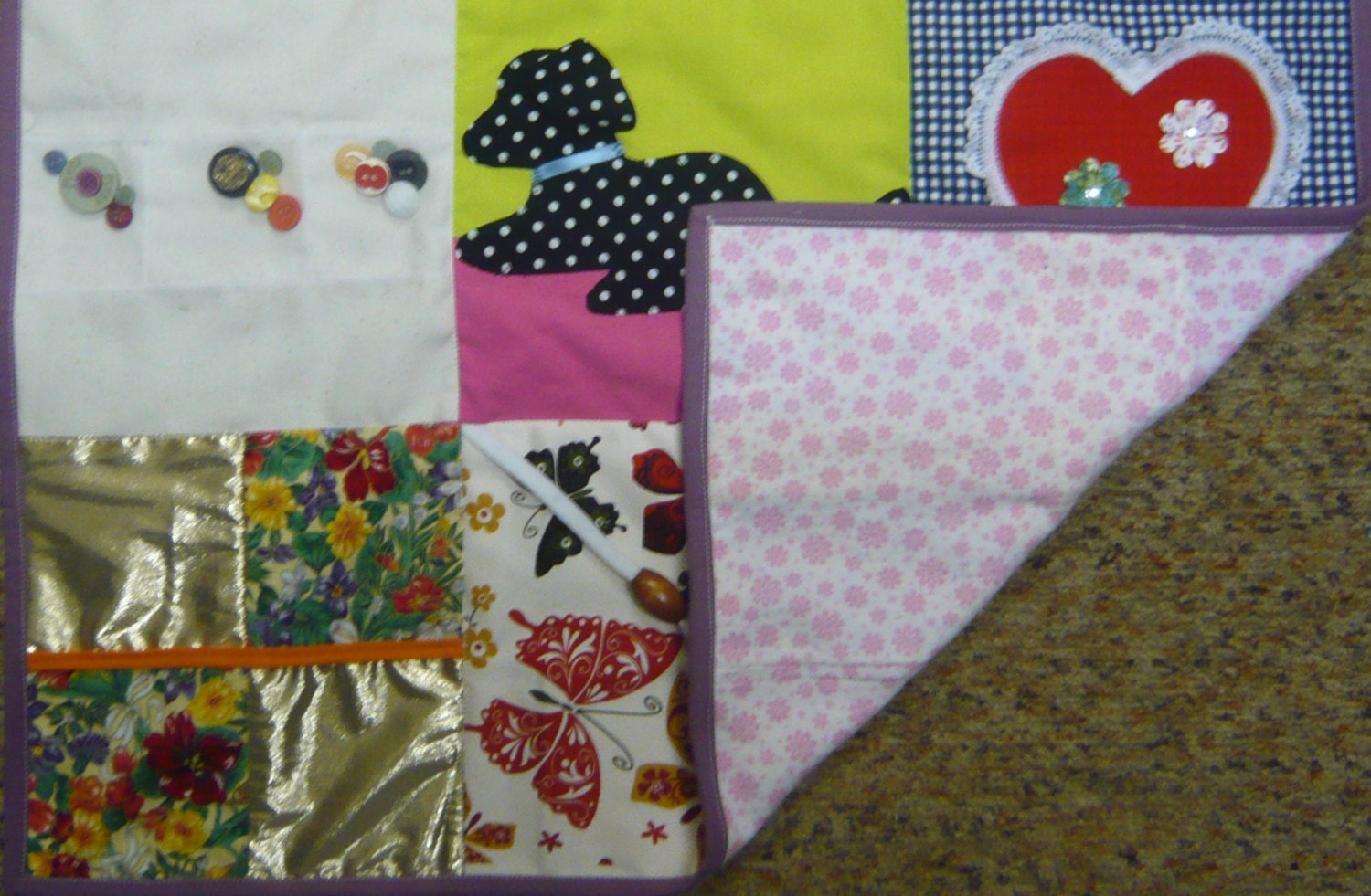 Fidget Quilt for Alzheimer's Dementia Patients
