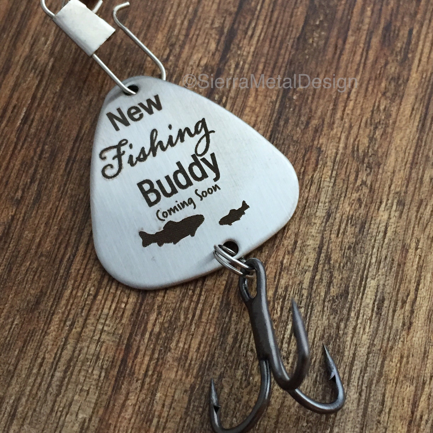 New Fishing Buddy Coming Soon Pregnancy Announcement Pregnancy