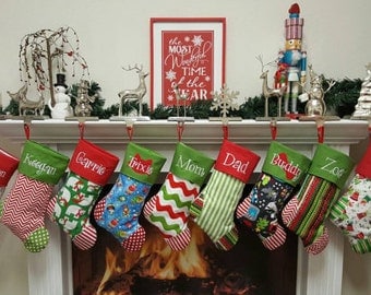 CHRISTMAS STOCKINGS 19 styles to Choose from.... Embroidered.... Personalized...Monogrammed Get a head start for 2017