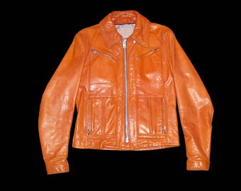 Schott leather jacket | Etsy