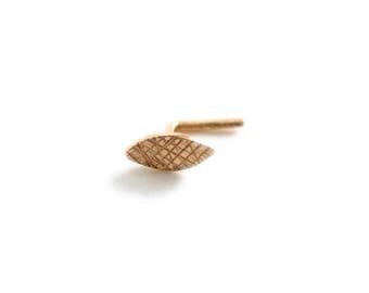 Marquise Nose stud | Rose Gold Nose Stud | solid gold nose pin | solid gold tragus stud | eco gold nose stud | rose gold tragus | marquis