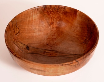 Maple Bowl, Handturned Wood Bowl, Figured Maple, Ambrosia Maple, Food Safe