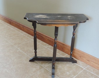 Side Wall Table three leg table | etsy Side Wall Table three leg table | etsy