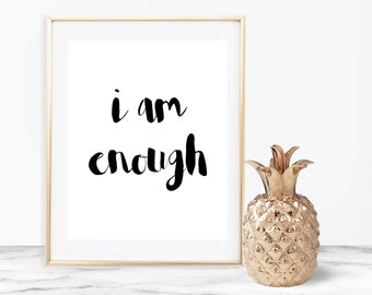 Wall Decorations For Office i can and i will minimalist print instant download inspirational quote calligraphy wall art typography printable white office decorcheap I Am Enough Wall Art Inspirational Quote Wall Art Motivating Wall Decor I Wall Decorations For Office zoom I Am Enough Wall Art Inspirational Quote Wall Art Motivating Wall Decor I