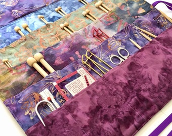 Large Knitting Needle Case/Organizer (item K116)