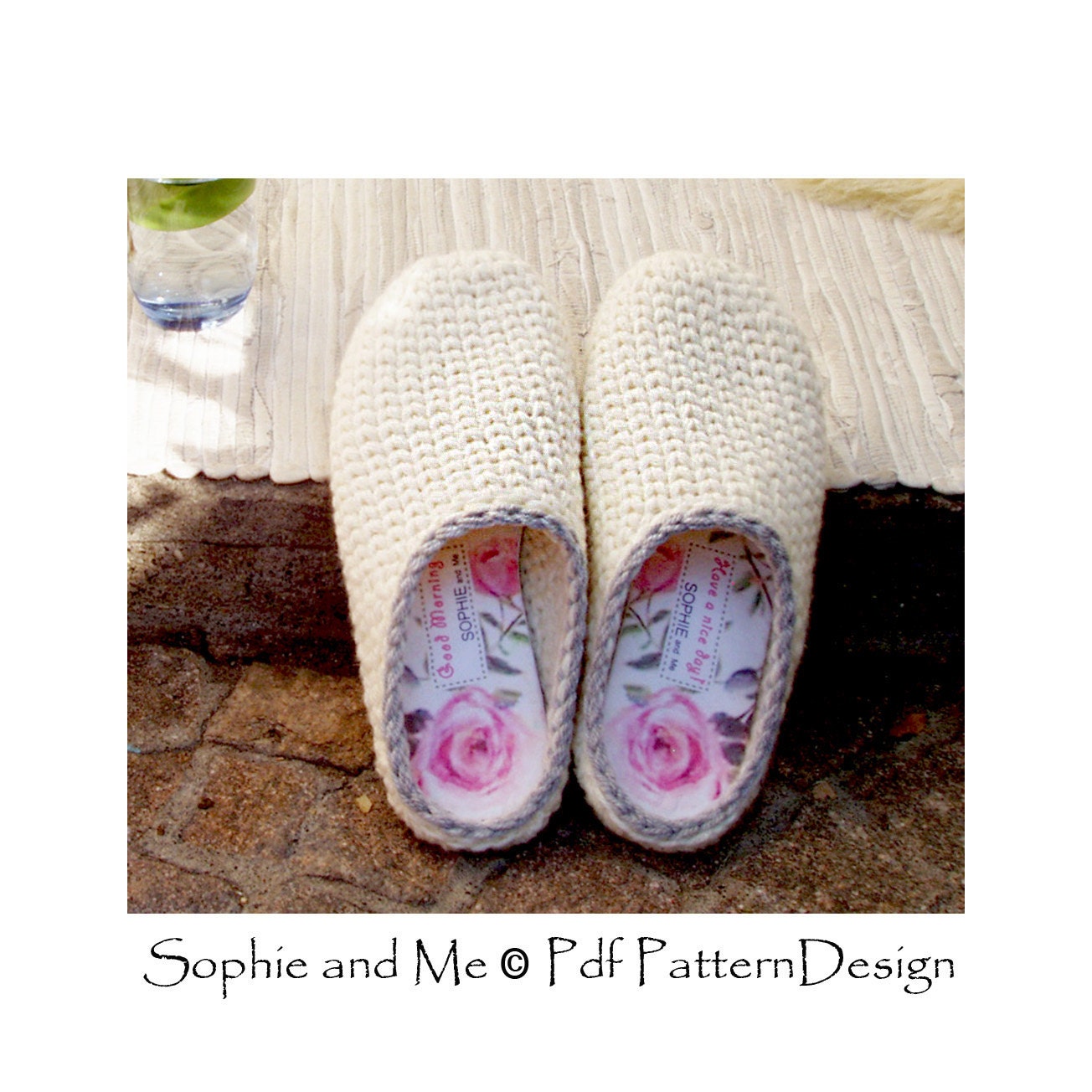 Download Crochet-Knit Slipper-Clogs Basic Pattern Instant Download