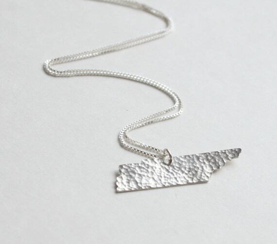 Tennessee Necklace. Custom I Heart University of Tennessee