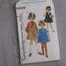 Vintage 1989 Toddler Ruffle Tea Length Dress Simplicity 8987