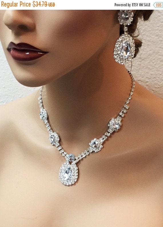 Wedding Jewelry Setbridal Jewelry Bridesmaid By Glamduchess 3496