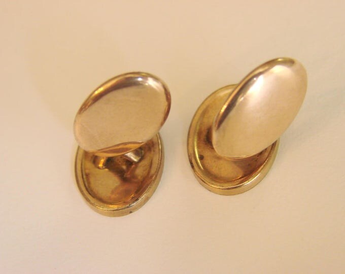 Edwardian S and C Smith & Crosby Cuff Links Delicately Engraved Gold Filled Cuff Buttons Antique Mens Fashion Accessories
