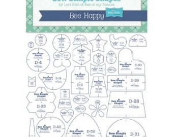 Sew Simple Shapes Bee Happy Template Rulers by Lori Holt of Bee in my Bonnet - Riley Blake