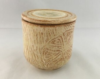 French Butter Crock in Mustard Yellow
