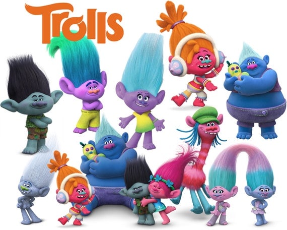 Best collection of 90 TROLLS clipart 90 high quality TROLLS