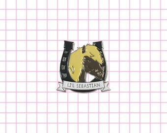 Li'l Sebastian enamel pin Leslie Knope, Ron Swanson, 5000 candles in the wind My pretty pony, Horse, lapel pin