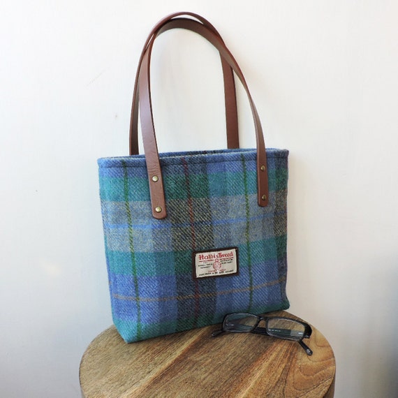 harris tweed large tote bag