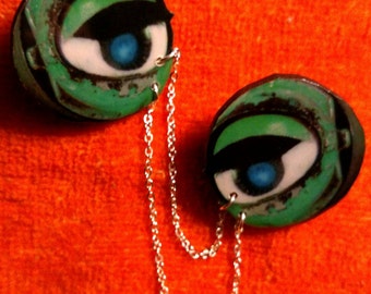 Doll Eyes Collar Pins
