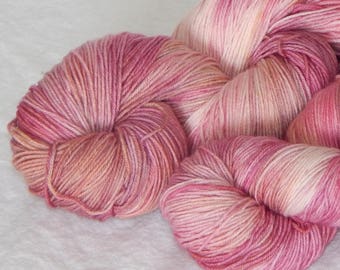 Playing Dress Up on Mad Sock 75/25 SW merino and nylon sock yarn