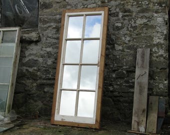 Window pane mirror | Etsy - Reclaimed Window Mirror - Large eight-pane with Rustic Frame