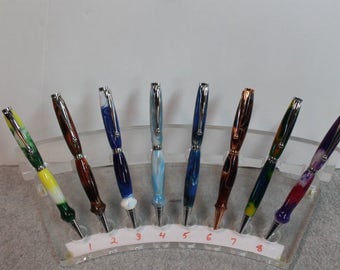 Hand made acrylic pens
