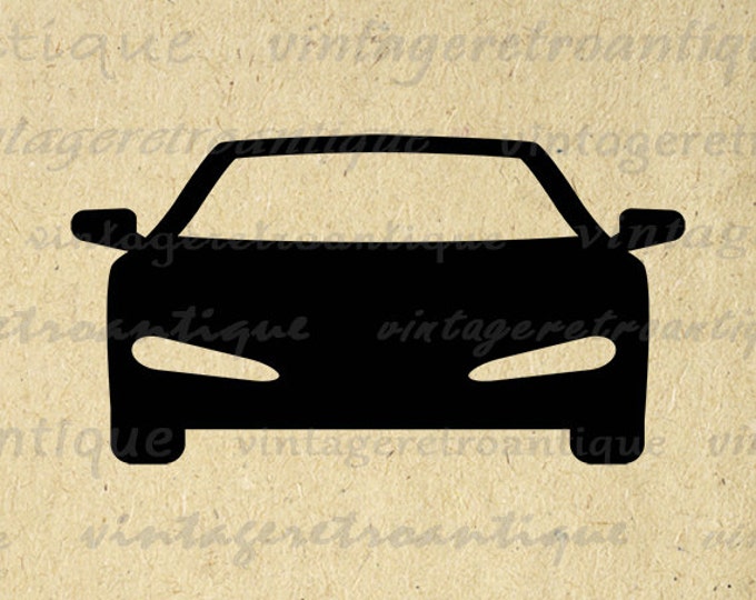 Digital Printable Car Image Graphic Download Artwork Antique Clip Art Jpg Png Eps HQ 300dpi No.3957