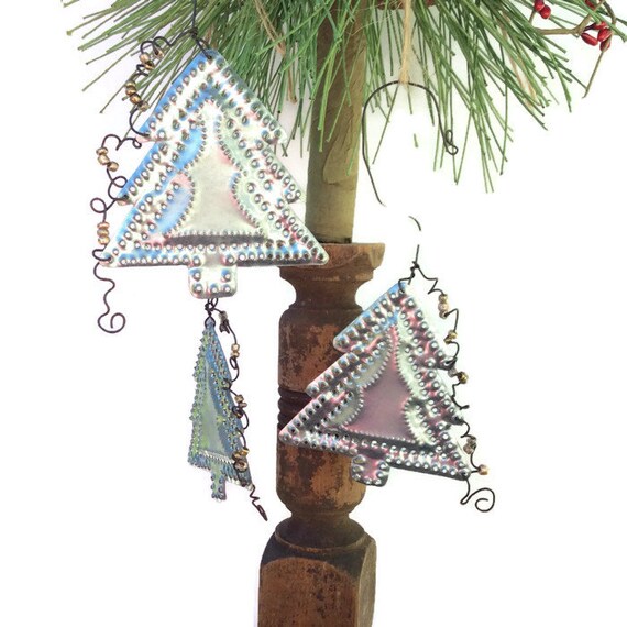 o tannenbaum 3 tin punch christmas tree ornaments aluminum o tannenbaum 3 tin punch christmas tree ornaments aluminum