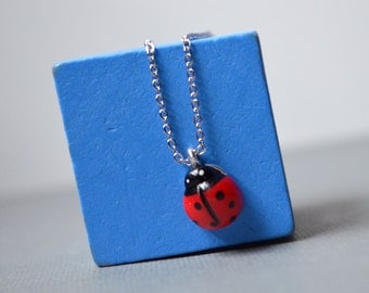Ladybug necklace