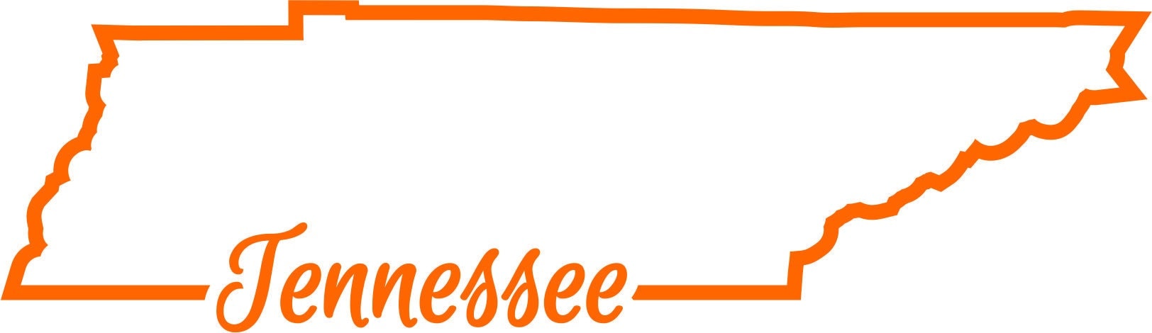 Tennessee State Outline Svg