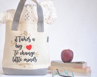 Teacher tote bag| Personalized Teacher Tote Bag |Kindergarten teacher tote|Preschool teacher gift| Teacher appreciation gift |Teacher gift