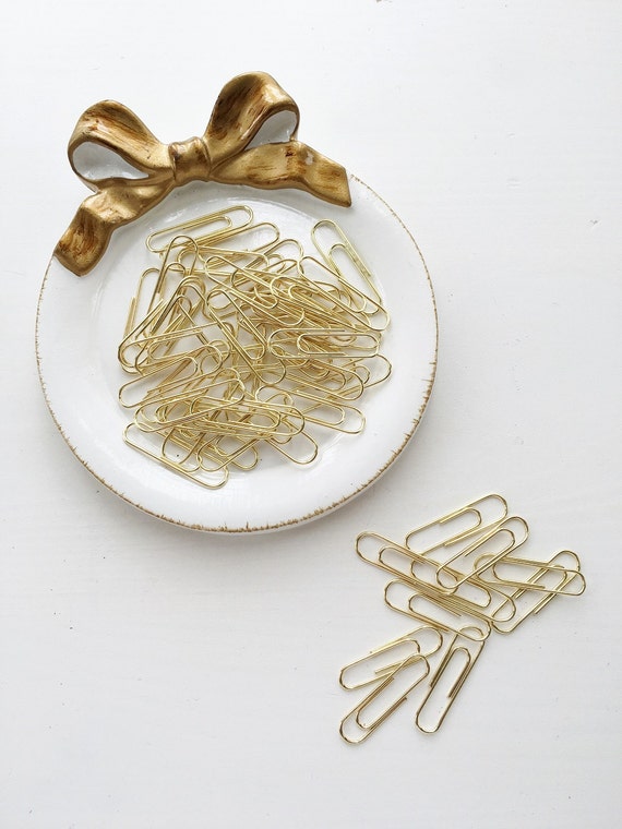 1 inch Gold Paper Clips