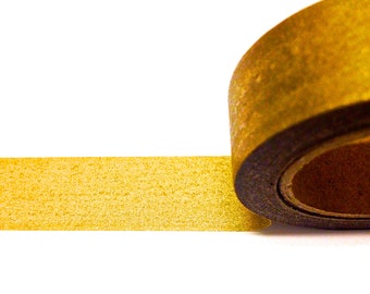 Gold Washi Tape, Washi Tape, Solid Washi Tape, Planner Washi Tape, Scrapbook Supplies, Journal Supplies, Party Decorations