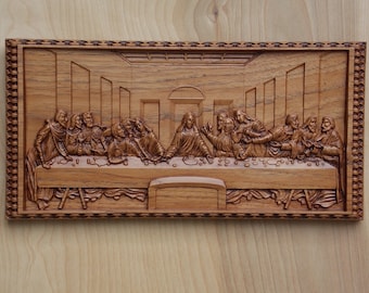 Last Supper Wall Decor wooden last supper | etsy Last Supper Wall Decor wooden last supper | etsy
