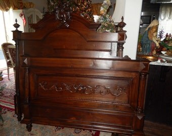 FRANCE HENRY II Headboard and Foot-board with Side Rails