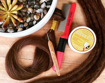 Human Hair Dreadlock Extension DIY Kit