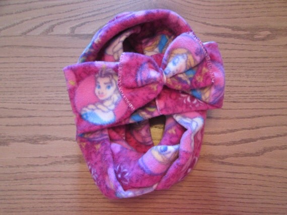 Frozen fleece headband/Frozen headband/Frozen fleece bow headband/fleece infinity scarf/girls fleece headband/girls frozen infinity scarf