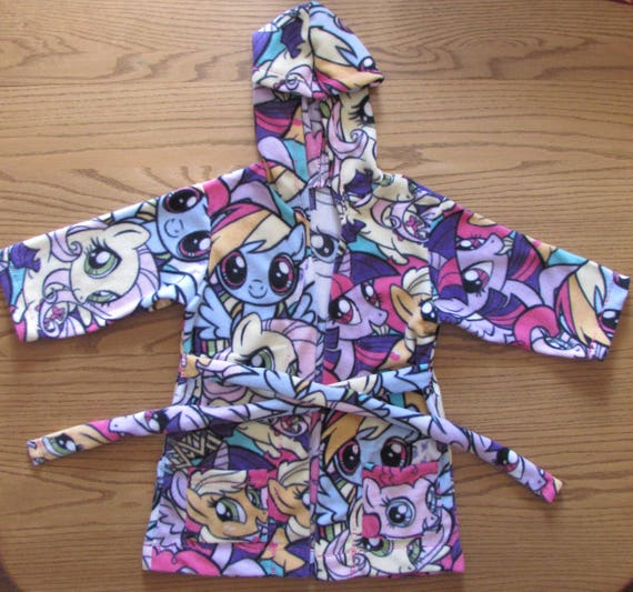 My Little Pone robe/My Little Pony fleece robe/girls robe/fleece robe/long robe/robe with pockets/girls gift/My Little Pony/MLP gift