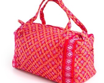 Quilted duffel bag, weekender bag, monogrammed bag, duffel bag, duffle bag, overnight bag, personalized bag, carry on bag, sleepover bag