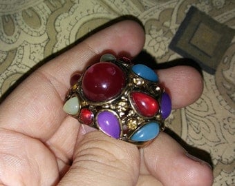 Vintage stretch band ring size 8+
